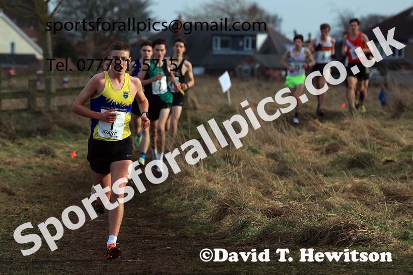 Junior Mens 2024 Northern Cross Country Champs., Sedgefield. Photo: David T. Hewitson/Sports for All Pics